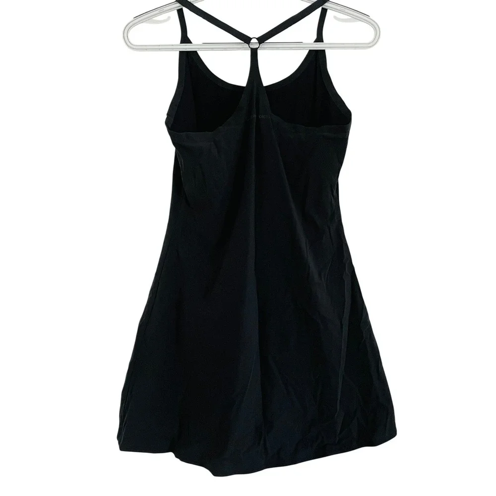Outdoor Voices Black Exercise Dress Women Small Built-in Shorts Activewear Small